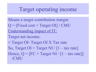 Cvp analysis | PPT