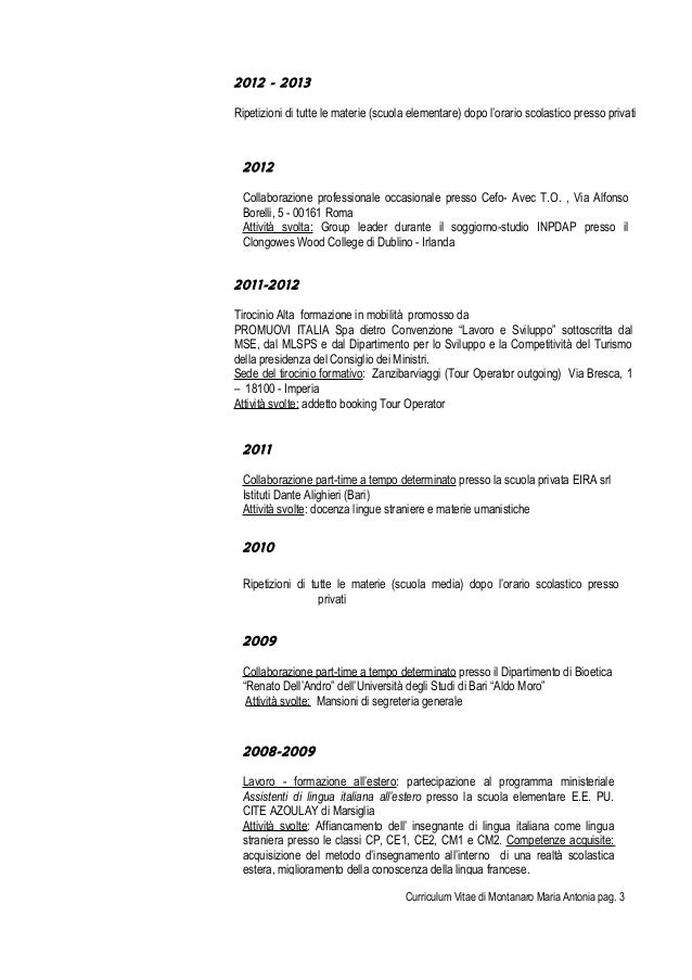 Curriculum vitae ripetizioni 02 picture