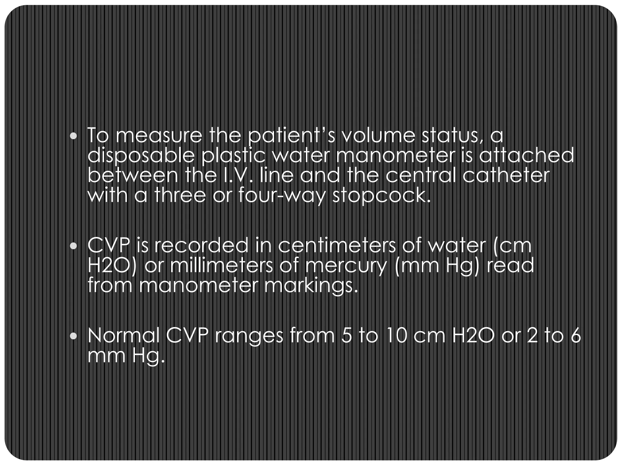 CVP Monitoring_Dr. Subrata Kumar_BSMMU_2014 | PPTX