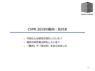 CVPR 2019 速報