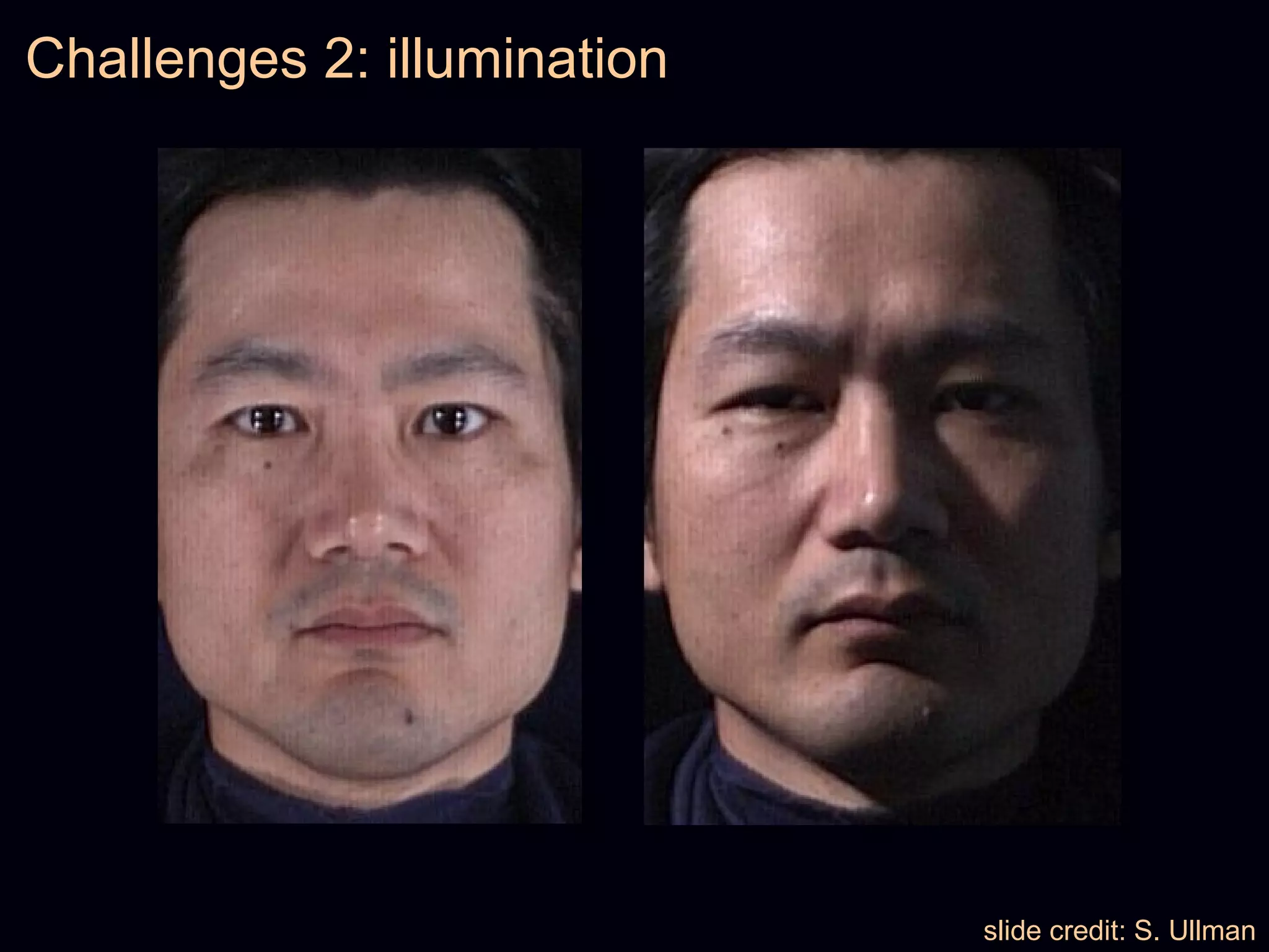 Challenges 2: illumination slide credit: S. Ullman 