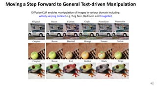 DiffusionCLIP: Text-Guided Diffusion Models for Robust Image ...