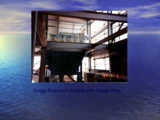 Sludge Treatment Building with Sludge Press
 