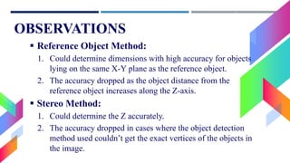 Object Size Detector - Computer Vision | PPTX