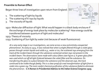 C v raman | PPTX