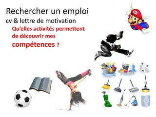 «CURRICULUM
VITAE»
= parcours de vie.
 