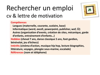 Curriculum Vitae
1
Menu 102
Scolarité
Professionnel
Privé
 