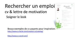 Curriculum VitaeMenu 210
La liste des activités
bénévoles.
 