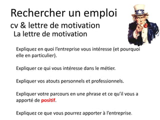 Curriculum VitaeMenu 301
CV
Mon CV donne l’envie de me
rencontrer.
4 feuilles pour 4 détails à
soigner.
 