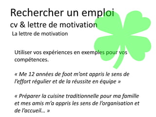 Curriculum VitaeMenu 304
La chance, c’est une
rencontre.
 