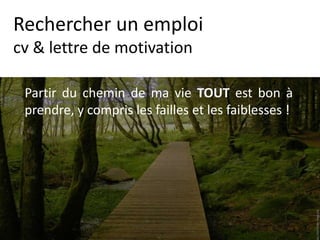 Buts
Le
CHEMIN
importe autant
que le
BUT
à atteindre.
 