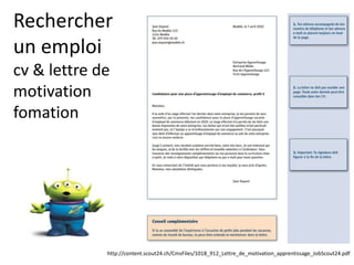 Curriculum VitaeMenu 304
Rendre visibles
les tâches et
responsabilités
que j’ai
assumées.
 