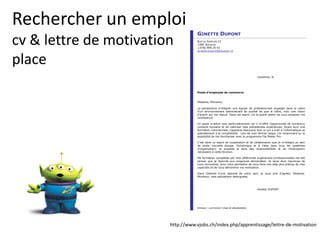 Curriculum VitaeMenu 304
expérience
 