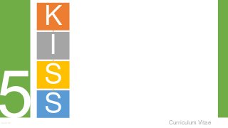 Curriculum VitaeMenu 501
K
I
S
S
 