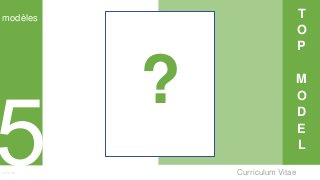 Curriculum VitaeMenu 501
T
O
P
M
O
D
E
L
?
modèles
 
