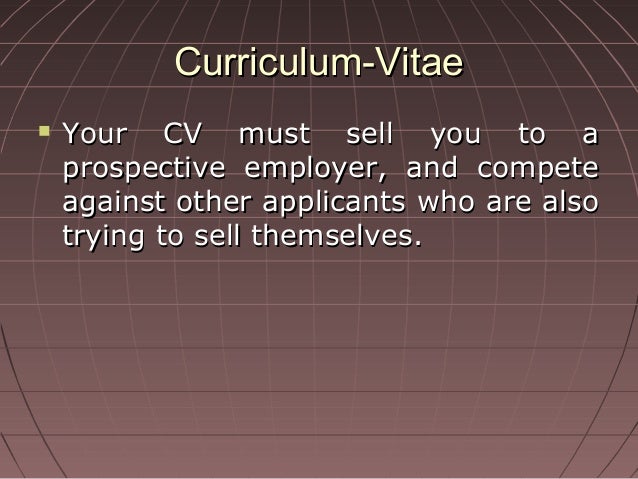 cv resume and bio data