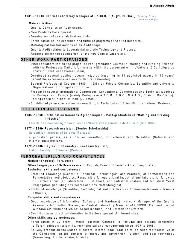 lab manager resumes