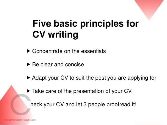 cv resume writing career development writing a cv