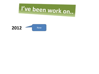 2012   Now
 