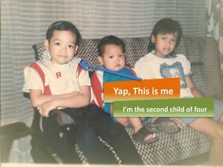 Yap, This is me
  I’m the second child of four
 