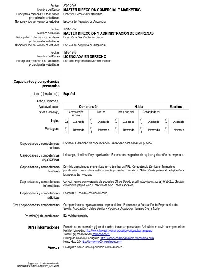 Curriculum vitae rosario image