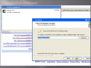 Installation continues…
 