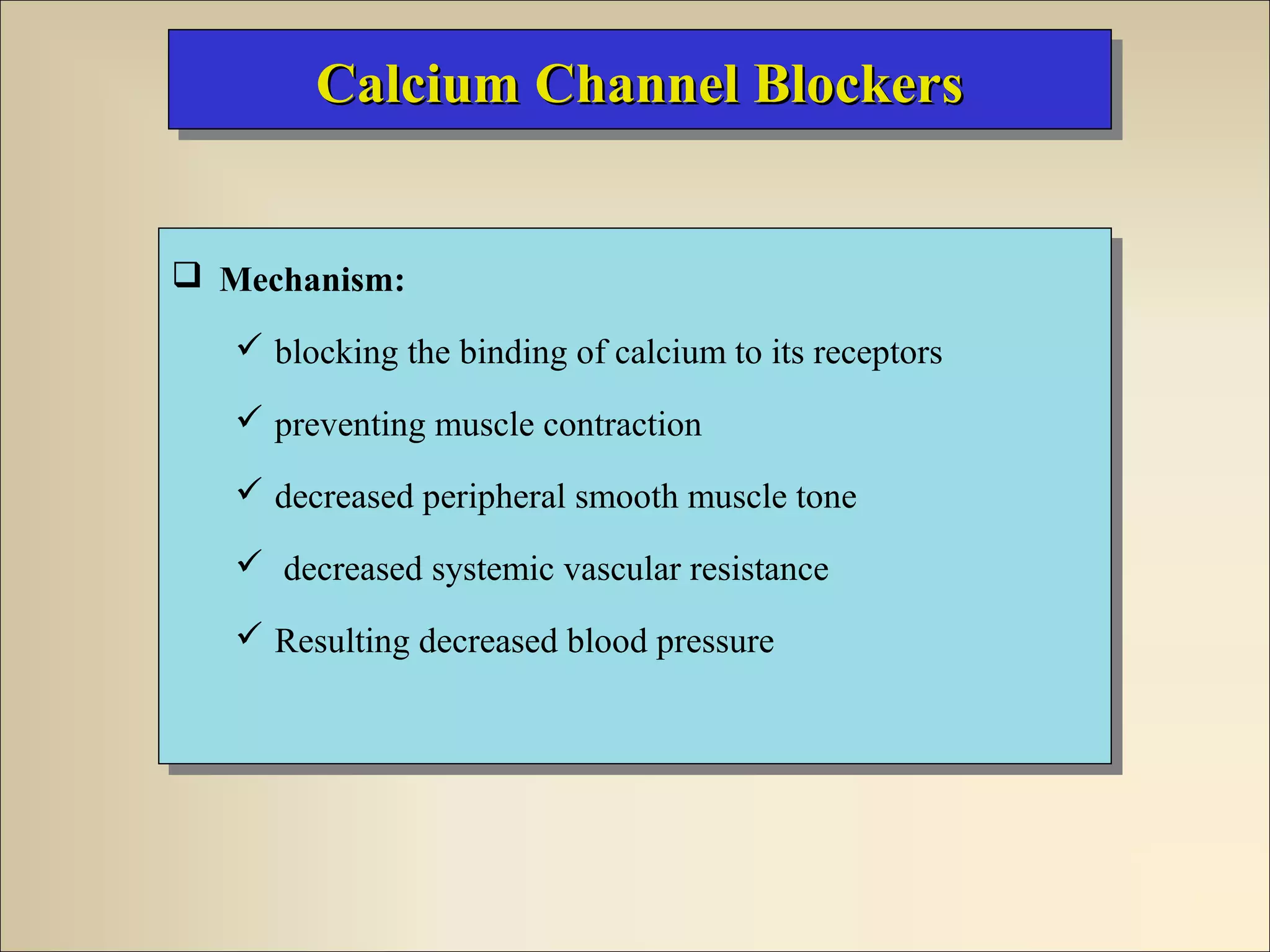 Cardiovascular system Pharmacology | PPT