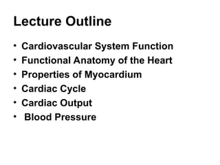 Comprehensive Overview of Cardiovascular Physiology and Heart Function ...