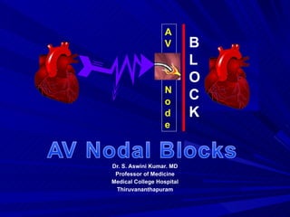Dr. S. Aswini Kumar. MD Professor of Medicine Medical College Hospital Thiruvananthapuram A V N o d e BLOCK 