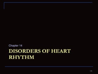 DISORDERS OF HEART RHYTHM Chapter 14  