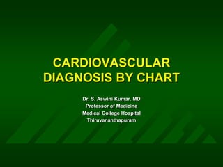CARDIOVASCULAR DIAGNOSIS BY CHART Dr. S. Aswini Kumar. MD Professor of Medicine Medical College Hospital Thiruvananthapuram 