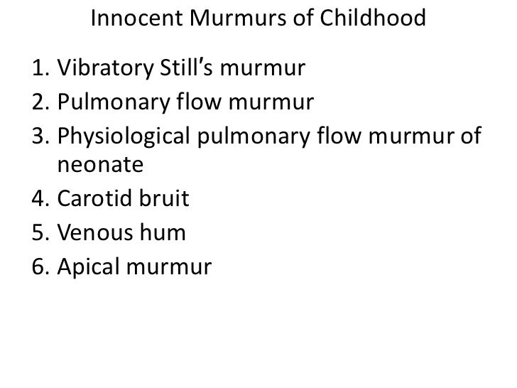 Murmurs