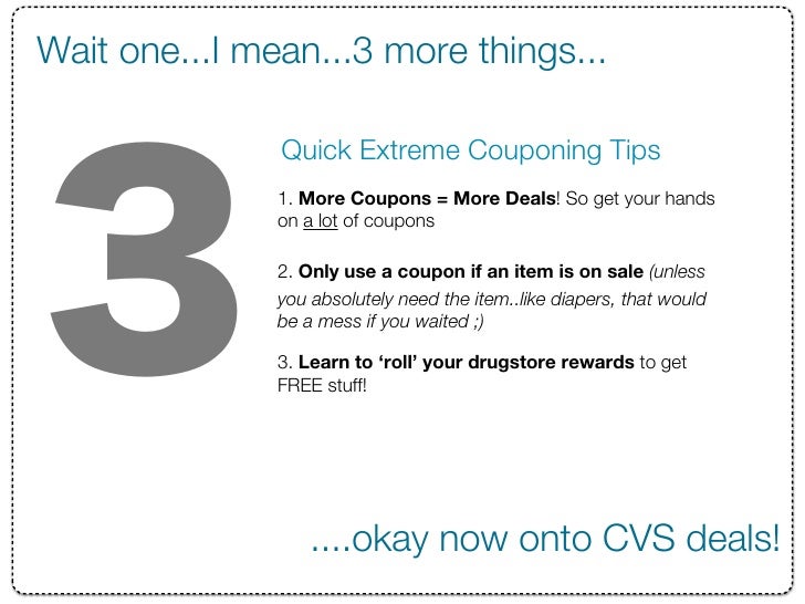 CVS Shopping Guide How To Extreme Coupon at CVS