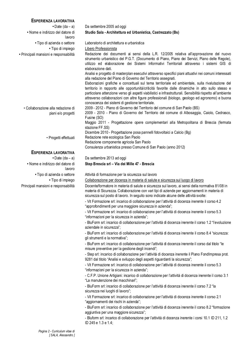 Europass cv update picture