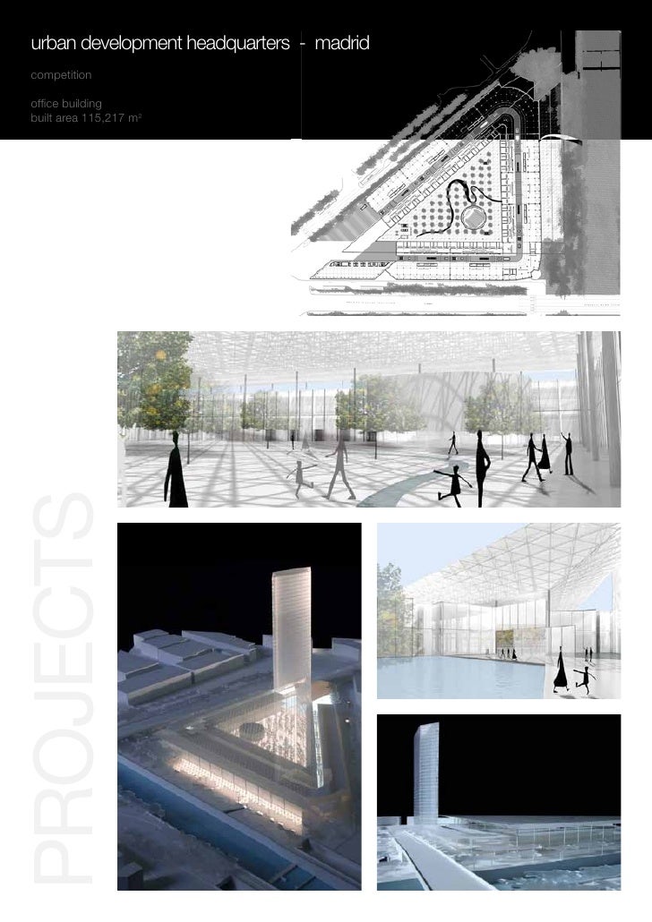 architectural cv layout