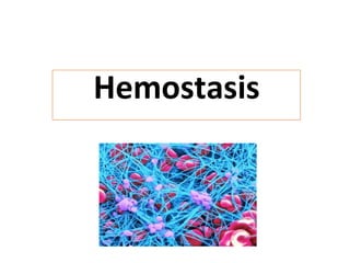 Hemostasis
 