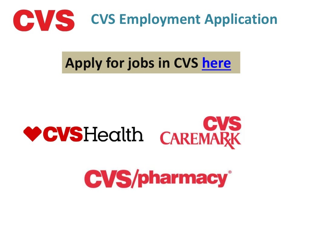 Cvs employment application