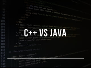 C++ vs Java: Which one is the best? | PPT