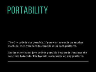 C++ vs java which is best for future | PPTX
