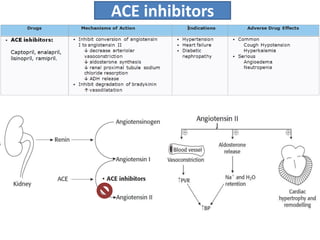 ACE inhibitors
 