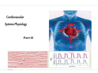 1
Cardiovascular
Systems Physiology
Part-II
4/25/2024
 
