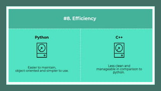 C++ vs python | PPT
