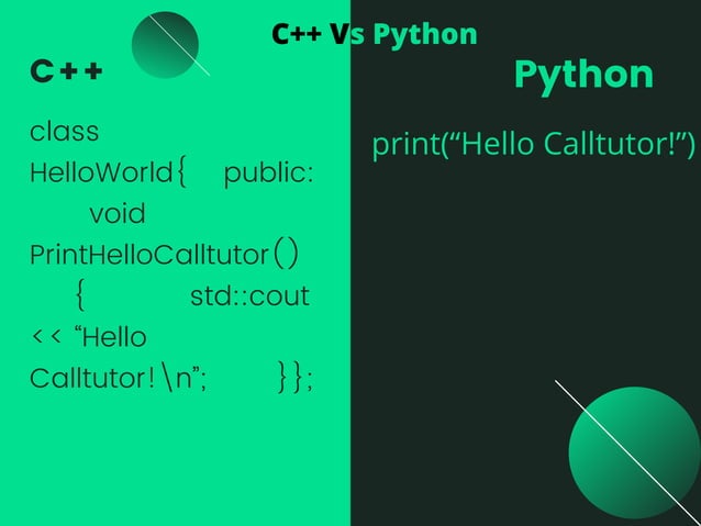 C++ vs python the best ever comparison | PDF | Programming Languages ...