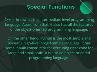 C++ vs python the best ever comparison | PDF | Programming Languages ...