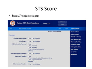 Risk Scores in Cardiac Surgery | PPTX
