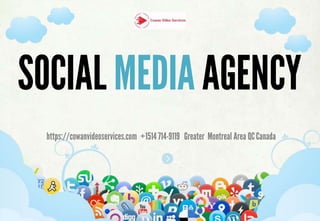 https://cowanvideoservices.com +1514 714-9119 Greater Montreal Area QC Canada
https://cowanvideoservices.com +1514714-9119 Greater Montreal Area QCCanada
SOCIAL MEDIA AGENCY
 