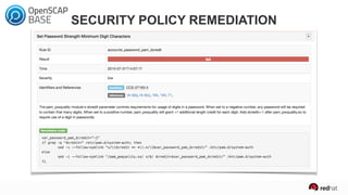 SECURITY POLICY REMEDIATION
 