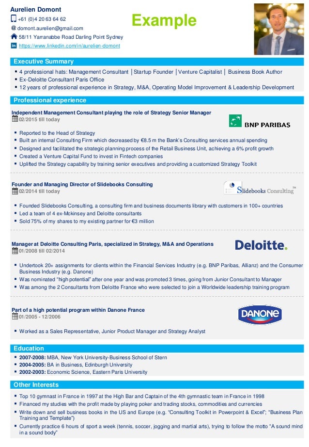 deloitte resumes