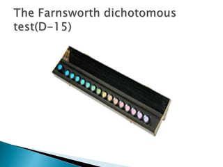 Colour Vision N Test Colour vision test | PPTX