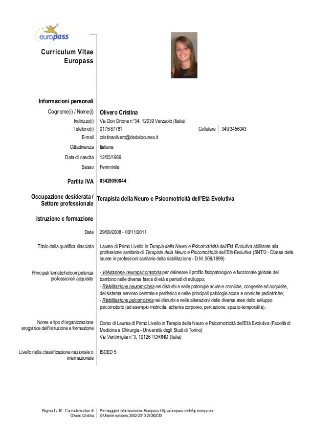 curriculum vitae formato europeo insegnante curriculum vitae formato europeo insegnante